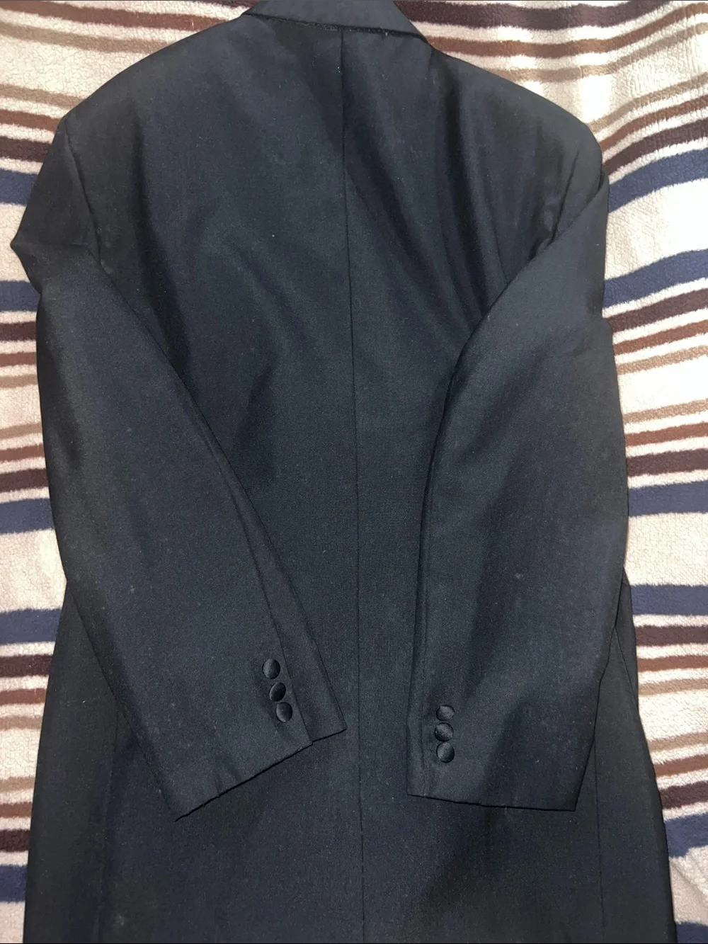 Classic Men's Black Double-Breasted Blazer